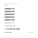 Kompatible OE-Nummern Scheinwerfer Links Renault Kadjar 2015-2018 (260600217R, 260600479R, 260601991R, 260602051R, 260605720R). Kundenservice WhatsApp +39 340 887 3668