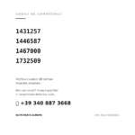 Codici OE compatibili Faro Anteriore Sinistro Scania 114 - 124 P94 - T164 – Predisposizione Per Regolazione Elettrico (1431257, 1446587, 1467000, 1732509). Assistenza WhatsApp +39 340 887 3668