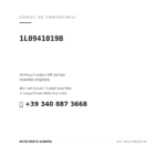Kompatible OE-Nummern Scheinwerfer Links Seat Toledo 95-97 – Vorbereitete elektrische Verstellung (1L0941019B). Kundenservice WhatsApp +39 340 887 3668