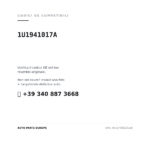 Kompatible OE-Nummern Scheinwerfer Links Skoda Octavia 1997-1999 – C/Fen (1U1941017A). Kundenservice WhatsApp +39 340 887 3668