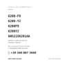 Kompatible OE-Nummern Nebelscheinwerfer Citroen C-Crosser – P.4007 - Freelander 2 - Outlander - Dx=Sx (6208-F9, 6208-Y2, 6208F9, 6208Y2, 6H5215K201AA). Kundenservice WhatsApp +39 340 887 3668
