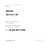 Codici OE compatibili Fendinebbia Citroen C3 2009+ (6206N0, 9685425280). Assistenza WhatsApp +39 340 887 3668