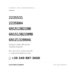 Kompatible OE-Nummern Nebelscheinwerfer Rechts Ford Ecosport 2017+ (2235531, 2235804, GN1513B220B, GN1513B220MB, GN1Z13200AG). Kundenservice WhatsApp +39 340 887 3668