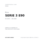 Fanale Posteriore Destro BMW Serie 3 E90 Berlina Esterno Rosso-Fume' compatibilità veicoli (Bmw SERIE 3 E90 (2005-2008))