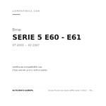 Fanale Posteriore Destro BMW Serie 5 2003+ – Modello E60 Berlina Fondo Fume' compatibilità veicoli (Bmw SERIE 5 E60 - E61 (2003-2007))
