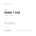 Fanale Posteriore Destro BMW Serie 7 E38 1998+ – Arancio-Rosso compatibilità veicoli (Bmw SERIE 7 E38 (1998-2002))