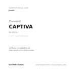 Fanale Posteriore Destro Chevrolet Captiva 2006+ – Crystal compatibilità veicoli (Chevrolet CAPTIVA (2011+) · Chevrolet CAPTIVA (2006-2010))