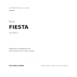 Fanale Posteriore Destro Ford Fiesta 2021+ compatibilità veicoli (Ford FIESTA (2021+))
