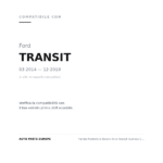 Fanale Posteriore Destro Ford Transit Tourneo Connect 2014+ compatibilità veicoli (Ford TRANSIT (2014-2019) · Ford TRANSIT CONNECT - TOURNEO (2018-2022) · Ford TRANSIT CONNECT - TOURNEO (2014-2018) · Ford TRANSIT CUSTOM - TOURNEO CUSTOM (2018-2023) · Ford TRANSIT CUSTOM - TOURNEO CUSTOM (2012-2017))