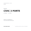 Fanale Posteriore Destro Honda Civic 2003-2005 compatibilità veicoli (Honda CIVIC 3 PORTE (2003-2005))