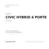 Fanale Posteriore Destro Honda Civic 2007 compatibilità veicoli (Honda CIVIC HYBRID 4 PORTE (2006+))