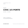 Rückleuchten Rechts Honda Civic 2012-2016 – Dunkler Grund compatibilità veicoli (Honda CIVIC 3/5 PORTE (2012-2016))