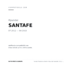Fanale Hinten Destro Hyundai Santafe' 2012-2018 compatibilità veicoli (Hyundai SANTAFE (2012-2015))