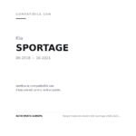 Fanale Posteriore Destro KIA Sportage 2018-2020 – Esterno compatibilità veicoli (Kia SPORTAGE (2018-2021))