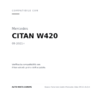 Rückleuchten Rechts Mercedes Citan W420 2021+ compatibilità veicoli (Mercedes CITAN W420 (2021+))