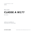Fanale Posteriore Destro Mercedes Classe A W177 5 Porte 2018+ compatibilità veicoli (Mercedes CLASSE A W177 (2018+))