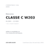 Fanale Posteriore Destro Mercedes Classe C W203 Station Wagon 2004+ compatibilità veicoli (Mercedes CLASSE C W203 (2003-2004) · Mercedes CLASSE C W203 (2004-2007))