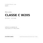 Fanale Posteriore Destro Mercedes Classe C W205 2014-2017 - Station Wagon – A Led compatibilità veicoli (Mercedes CLASSE C W205 (2014-2018))
