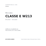 Fanale Posteriore Destro Mercedes Classe E W213 2016-2019 – A Led compatibilità veicoli (Mercedes CLASSE E W213 (2016-2020))
