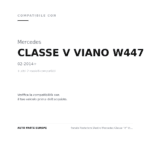 Fanale Hinten Destro Mercedes Classe "V" Viano W447 2014+ – 1 Porta A Led compatibilità veicoli (Mercedes CLASSE V VIANO W447 (2014+) · Mercedes VITO (2019+) · Mercedes VITO (2014-2019))