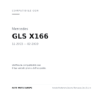 Fanale Posteriore Destro Mercedes Gls 2015+ compatibilità veicoli (Mercedes GLS X166 (2015-2019))