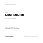 Fanale Posteriore Destro Mini I? 1959+ compatibilità veicoli (Mini MINI MINOR (1959-1989))