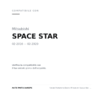 Fanale Posteriore Destro Mitsubishi Space Star 2016-2019 compatibilità veicoli (Mitsubishi SPACE STAR (2016-2020))