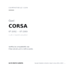 Fanale Posteriore Destro Opel Corsa 2001-2002 – Bianco compatibilità veicoli (Opel CORSA (2002-2003) · Opel CORSA (2003-2006) · Opel CORSA (2000-2002))