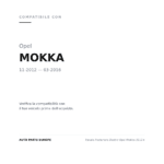 Rückleuchten Rechts Opel Mokka 2012+ compatibilità veicoli (Opel MOKKA (2012-2016))