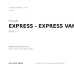 Rückleuchten Rechts Renault Express 2021+ compatibilità veicoli (Renault EXPRESS - EXPRESS VAN - PICK-UP (2021+))