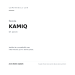 Fanale Posteriore Destro Skoda Kamiq 2019+ compatibilità veicoli (Skoda KAMIQ (2019+))