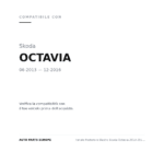 Fanale Posteriore Destro Skoda Octavia 2013-2016 – Berlina 4 Porte A Led compatibilità veicoli (Skoda OCTAVIA (2013-2016))
