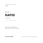 Fanale Posteriore Destro Skoda Rapide 2013+ compatibilità veicoli (Skoda RAPID (2013+) · Skoda RAPID SPACEBACK (2013-2016))