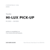 Fanale Posteriore Destro Toyota Hi-Lux 2016-2019 compatibilità veicoli (Toyota HI-LUX PICK-UP (2016-2020))