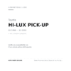 Fanale Posteriore Destro Toyota Hi-Lux Pick-Up 98 E 2001+ compatibilità veicoli (Toyota HI-LUX PICK-UP (1998-2000) · Toyota HI-LUX PICK-UP (2001-2005))