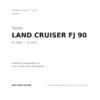 Rückleuchten Rechts Toyota Land Cruiser 2000-2001 compatibilità veicoli (Toyota LAND CRUISER FJ 90 (2000-2001))