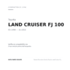 Rückleuchten Rechts Toyota Land Cruiser Fj 100 1998-2001 compatibilità veicoli (Toyota LAND CRUISER FJ 100 (1998-2002))