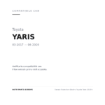 Fanale Posteriore Destro Toyota Yaris 2020+ compatibilità veicoli (Toyota YARIS (2017-2020))