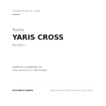 Fanale Posteriore Destro Toyota Yaris Cross 2021+ compatibilità veicoli (Toyota YARIS CROSS (2021+))
