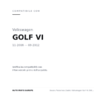 Fanale Posteriore Destro Volkswagen Golf Vi 2008+ – Modello Gti compatibilità veicoli (Volkswagen GOLF VI (2008-2012))