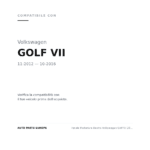 Rückleuchten Rechts Volkswagen Golf VII 2012-2016 – Kombi Weiß-Rot Außen compatibilità veicoli (Volkswagen GOLF VII (2012-2016))