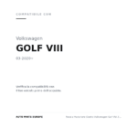 Fanale Posteriore Destro Volkswagen Golf Viii 2020+ – Esterno A Led compatibilità veicoli (Volkswagen GOLF VIII (2020+))