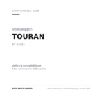 Rückleuchten Rechts Volkswagen Touran 2015+ – Außen compatibilità veicoli (Volkswagen TOURAN (2015+))