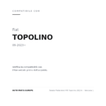 Fanale Posteriore FIAT Topolino 2023+ – Versione 1 compatibilità veicoli (Fiat TOPOLINO (2023+))