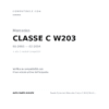 Fanale Posteriore Mercedes Classe C W203 Berlina A Led compatibilità veicoli (Mercedes CLASSE C W203 (2003-2004) · Mercedes CLASSE C W203 (2004-2007))