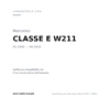 Fanale Posteriore Mercedes Classe E W211 2006+ compatibilità veicoli (Mercedes CLASSE E W211 (2006-2009))