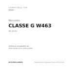 Fanale Posteriore Mercedes Classe G W463 2018+ compatibilità veicoli (Mercedes CLASSE G W463 (2018+))