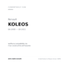 Rückleuchten Renault Koleos 2008+ compatibilità veicoli (Renault KOLEOS (2008-2011))