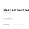 Fanale Posteriore Sinistro BMW Serie 3 E46 Coupe' – Bianco/Rosso compatibilità veicoli (Bmw SERIE 3 E46 COUPE CABRIO (1999-2001) · Bmw SERIE 3 E46 COUPE CABRIO (2001-2003))