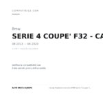 Fanale Posteriore Sinistro BMW Serie 4 Coupe' F32 - Gran Coupe' F36 compatibilità veicoli (Bmw SERIE 4 COUPE' F32 - CABRIO F33 (2013-2020) · Bmw SERIE 4 GRAN COUPE F36 (2014+))